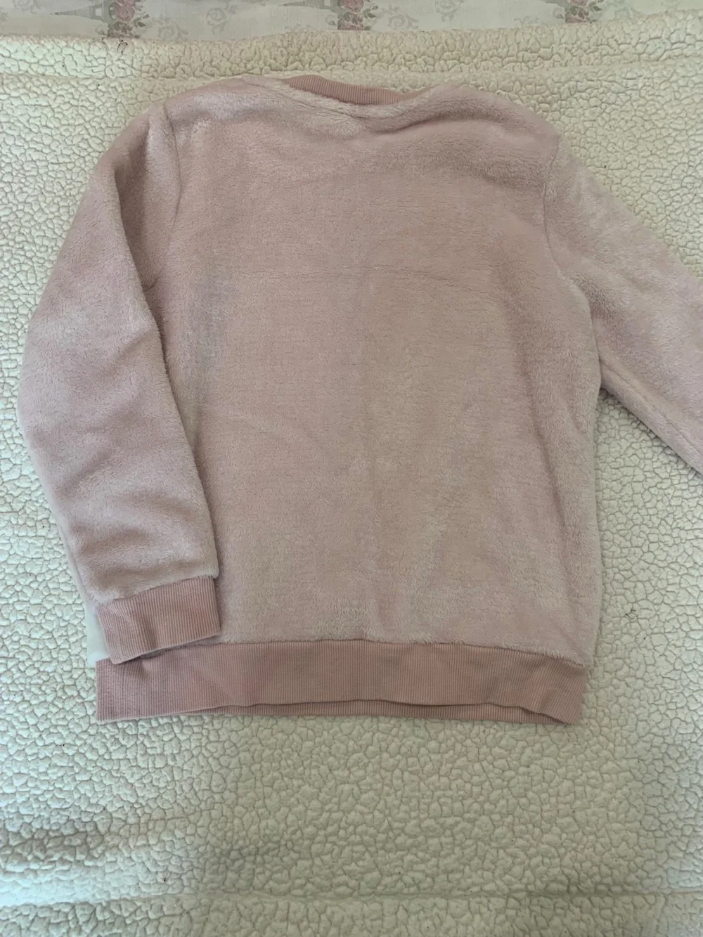 H&M Pink Bunny Print Girls Pullover and bubble Skirt Set - size 6-7